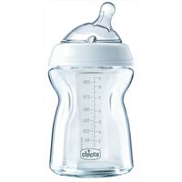 Chicco Natural Feeling Glass Bottle – 2+ Months